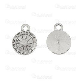 1111-5000-009 - Metal Bezel Cup Pendant 8mm Round Antique Nickel 30pcs 1111-5000-009,Findings,Bezel - Cabochon Settings,Metal,Bezel Cup Pendant,Round,8MM,Grey,Antique Nickel,Metal,30pcs,China,montreal, quebec, canada, beads, wholesale