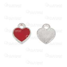 1111-5114-003 - Metal Charm Heart Flat Back 7x8mm Red filling Silver 50pcs 1111-5114-003,Charms,7X8MM,Charm,Metal,Metal,7X8MM,Heart,Heart,Flat Back,Silver,Red filling,China,50pcs,montreal, quebec, canada, beads, wholesale