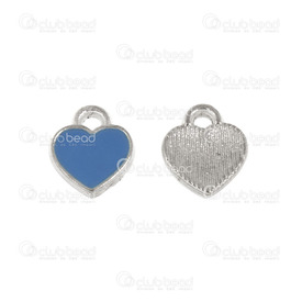 1111-5114-005 - Metal Charm Heart Flat Back 7x8mm Blue filling Silver 50pcs 1111-5114-005,Charms,50pcs,Charm,Metal,Metal,7X8MM,Heart,Heart,Flat Back,Silver,Blue filling,China,50pcs,montreal, quebec, canada, beads, wholesale