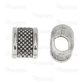 1111-5200-003 - Metal Bead Cylinder With Dots 14.5x11.5mm Antique Nickel 10x8mm Hole 12pcs 1111-5200-003,Bead,Metal,Metal,14.5x11.5mm,Cylinder,Cylinder,With Dots,Antique Nickel,10x8mm Hole,China,12pcs,montreal, quebec, canada, beads, wholesale