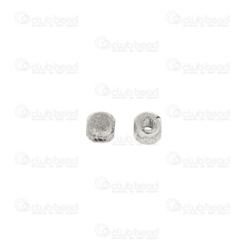 1111-5200-011 - DISC Metal Bead Square Rounded 4mm Nickel 100pcs 1111-5200-011,Beads,Metal,4mm,Nickel,Bead,Metal,Metal,4mm,Square,Square,Rounded,Nickel,China,100pcs,montreal, quebec, canada, beads, wholesale