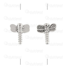 1111-5210-13 - Animal Metal Bead Dragonfly 15.5x15x4.5mm 1.5mm hole Nickel 20pcs 1111-5210-13,1111-,montreal, quebec, canada, beads, wholesale
