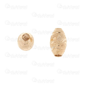 1111-5267-GL - Brass Stardust Bead Oval 6x10mm Fancy Design 3mm hole Gold 50pcs 1111-5267-GL,Beads,Metal,montreal, quebec, canada, beads, wholesale