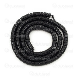 1112-0071-H-13 - Bille de Pierre Fine Naturelle Separateur Heishi 4x2.5mm Onyx Trou 0.8mm Corde 15 po 1112-0071-H-13,Gamme régulière,Autres formes,montreal, quebec, canada, beads, wholesale