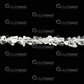 1112-0107 - Semi-precious Stone Bead Chip Crystal Clear Quartz 32'' String US 1112-0107,Beads,Stones,Semi-precious,Chip,32'' String,Bead,Natural,Semi-precious Stone,App. 10mm,Free Form,Chip,Clear,Clear,USA,montreal, quebec, canada, beads, wholesale