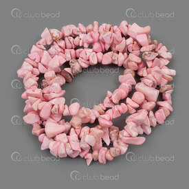 1112-0177-CHIPS - Bille de Pierre Fine Reconstitue Morceau Turquoise Fushia Teint (approx. 5x8mm) Trou 0.8mm (approx. 225pcs) Corde 32 pouces 1112-0177-CHIPS,1112-0177,montreal, quebec, canada, beads, wholesale