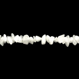 1112-0603-CHIPS - Semi-precious Stone Bead Chip White Quartz 32'' String 1112-0603-CHIPS,Beads,Stones,Semi-precious,montreal, quebec, canada, beads, wholesale
