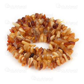 1112-0607-CHIPS - Natural Semi Precious Stone Chips Amber (approx. 6-10mm) 15" string 1112-0607-CHIPS,ambre,montreal, quebec, canada, beads, wholesale