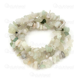 1112-0627-3-CHIPS - Natural Semi Precious Stone Bead Chips Xinshan Jade (approx. 5-8mm) 32in string 1112-0627-3-CHIPS,1112-06,montreal, quebec, canada, beads, wholesale