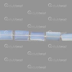 1112-0643-03 - Semi-precious Stone Bead Rectangle 18x25mm Opaline 22" String (app20pcs) 1112-0643-03,Clearance by Category,Semi-Precious Stones,Bead,Natural,Semi-precious Stone,18X25MM,Square,Rectangle,China,22" String (app20pcs),Opaline,montreal, quebec, canada, beads, wholesale