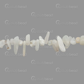 1112-0643-TCHIPS - Semi precious stone bead long teeth chips moonstone approx. 15x8mm 16\"string 1112-0643-TCHIPS,moon stone,montreal, quebec, canada, beads, wholesale