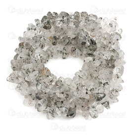 1112-0653-CHIPS - Natural Semi-Precious Stone Bead Rutilated Quartz Chip App. 5x10mm Rutilated Quartz 30in String 1112-0653-CHIPS,Natural,Bead,Natural,Natural Semi-Precious Stone,App. 5x10MM,Free Form,Chip,Colorless,China,30in String,Rutilated Quartz,montreal, quebec, canada, beads, wholesale