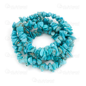 1112-0769-CHIPS - Natural Semi Precious Stone Bead Chips Natural Turquoise (approx. 5-8mm) 32" string 1112-0769-CHIPS,Beads,Stones,Semi-precious,montreal, quebec, canada, beads, wholesale