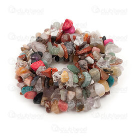 1112-0799-CHIPS1 - Semi precious stone bead assorted stone dark mixed chips approx.5x8mm 32"string 1112-0799-CHIPS1,Semi Precious Stone Bead Chips!1112-,montreal, quebec, canada, beads, wholesale