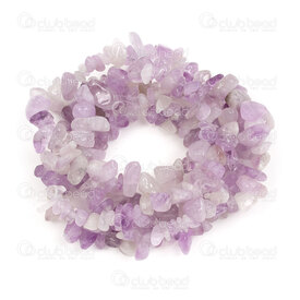 1112-0963-CHIPS - Natural Semi Precious Stone Bead Chips Light Purple Jade (approx.5x8mm) 0.5mm hole 32in String 1112-0963-CHIPS,1112-0963,montreal, quebec, canada, beads, wholesale