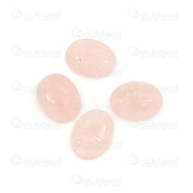 1112-1002-07 - Semi-precious Stone Cabochon Pink Quartz 16X12X5mm Oval 6gr 4pcs 1112-1002-07,Cabochons,Semi-precious stones,montreal, quebec, canada, beads, wholesale