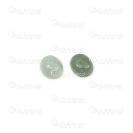 1112-1015-07 - Cabochon de Pierre Fine Aventurine Foncé 10X12X5MM Oval 5.5gr 6pcs 1112-1015-07,Cabochons,Pierres fines,montreal, quebec, canada, beads, wholesale