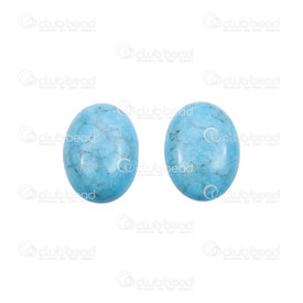 1112-1058-11 - Cabochon de Pierre Fine Turquoise Bleu 15X20X4MM Oval 6gr 4pcs 1112-1058-11,Cabochons,Pierres fines,montreal, quebec, canada, beads, wholesale