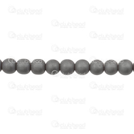 1112-12051 - Semi-precious Stone Bead Round 8mm Hematite Natural Matt 16'' String 1112-12051,1112-,16'' String,Round,Bead,Natural,Semi-precious Stone,8MM,Round,Round,Natural,Matt,China,16'' String,Hematite,montreal, quebec, canada, beads, wholesale