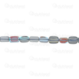 1112-240102-01BK - Semi precious stone bead reconstructed matt black moon stone 11.5x6.5mm rectangle 1.5mm hole 16'' string 1112-240102-01BK,New Products,montreal, quebec, canada, beads, wholesale
