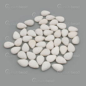 1112-240108-1301 - Semi precious stone droplet 13.5x9.5mm cream marble 50pcs 1112-240108-1301,montreal, quebec, canada, beads, wholesale