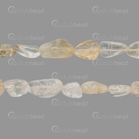 1112-240113-1601 - Semi precious stone Bead Irregular Shape Citrine approx.16x12x8mm 1mm hole (approx. 24pcs) 15'' String 1112-240113-1601,montreal, quebec, canada, beads, wholesale