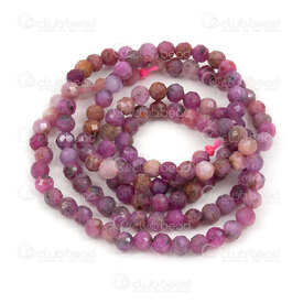 1112-240601-3.09 - Natural Semi-Precious Stone Bead Premium Ruby Faceted Round 3mm Ruby 0.5mm Hole 15.5in String (app130pcs) Sri Lanka 1112-240601-3.09,3MM,Bead,Premium,Natural,Natural Semi-Precious Stone,3MM,Round,Round,Faceted,Red,0.5mm Hole,Sri Lanka,15.5in String (app130pcs),Ruby,montreal, quebec, canada, beads, wholesale