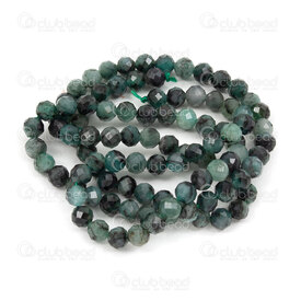 1112-240601-4.07 - Natural Semi Precious Stone Bead Premium Emerald Faceted Round 4mm 0.5mm Hole 1112-240601-4.07,Natural Semi Precious Stone Bead Premium,montreal, quebec, canada, beads, wholesale