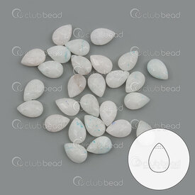 1112-240608-1201 - Semi precious stone droplet 12x8x6mm faceted burma jade 50pcs 1112-240608-1201,goute,montreal, quebec, canada, beads, wholesale