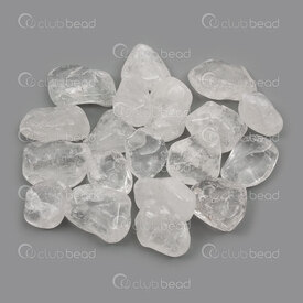 1112-2612-25 - Natural Semi Precious Stone Free Form no hole White Crystal (approx. 15x25mm) 100gr 1112-2612-25,1112-26,montreal, quebec, canada, beads, wholesale
