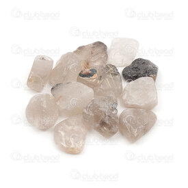 1112-2621-15 - Natural Semi Precious Stone Free Form no hole Rutilated Quartz (approx. 10x15mm) 100gr 1112-2621-15,1112-26,montreal, quebec, canada, beads, wholesale