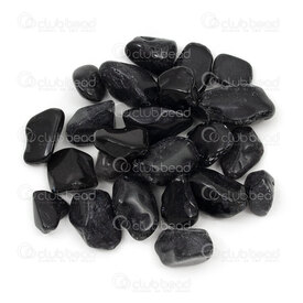 1112-2627-15 - Pierre Fine Naturelle Sans Trou Obsidienne Noir Forme Libre (approx. 15x20mm) 100gr 1112-2627-15,Gamme régulière,montreal, quebec, canada, beads, wholesale