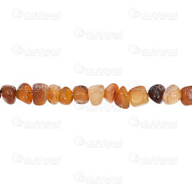 1112-9050-01 - Bille de Pierre Fine Pépitte Gros Agate Naturel Rayé, Forme et Taille Assortie Corde de 14 pouces 1112-9050-01,1112-9050-,montreal, quebec, canada, beads, wholesale