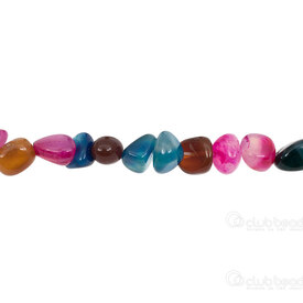 1112-9050-13 - Semi Precious Stone Bead Big Nugget Mixed Agate approx. 11x11mm various shape and size 14" string 1112-9050-13,New Products,montreal, quebec, canada, beads, wholesale