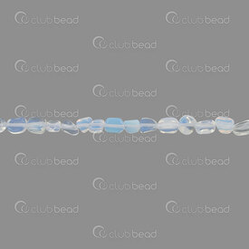 1112-9051-15 - Semi Precious Stone Bead Small Nugget Opaline approx. 7x7mm various shape and size 14'' string 1112-9051-15,Beads,Stones,montreal, quebec, canada, beads, wholesale