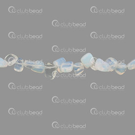 1112-9053-13 - DISC Semi Precious Stone Bead Small Free form Moon Stone Assorted shape and size 14'' string 1112-9053-13,montreal, quebec, canada, beads, wholesale