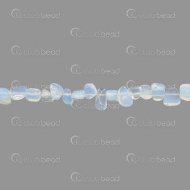 1112-9053-21 - Semi Precious Stone Bead sun flower seed shape Opaline 9-15mm 16" string 1112-9053-21,Beads,Stones,montreal, quebec, canada, beads, wholesale