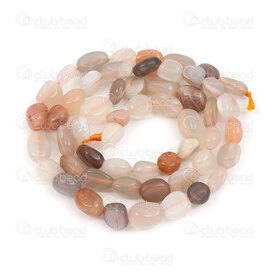 1112-9070-17MIX - Natural Semi Precious Stone Bead Mix MoonStone Free Form (approx. 8x6mm) 15.5" String 1112-9070-17MIX,moon stone,montreal, quebec, canada, beads, wholesale