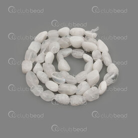 1112-9070-23 - Bille de Pierre Fine Naturelle Cristal Fantome Forme Libre (approx. 8x6mm) Trou 0.8mm Corde de 15.5 Pouces 1112-9070-23,phân,montreal, quebec, canada, beads, wholesale
