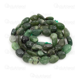 1112-9070-35 - Natural Semi Precious Stone Bead Canadian Jade Free Form (approx. 8x6mm) 0.8mm Hole 15.5" String 1112-9070-35,1112-,montreal, quebec, canada, beads, wholesale