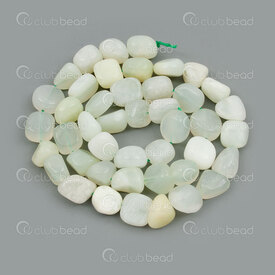 1112-9072-47 - Natural Semi Precious Stone Bead Free Form Xinshan Jade (approx. 8x9mm) 15" string 1112-9072-47,xin,montreal, quebec, canada, beads, wholesale
