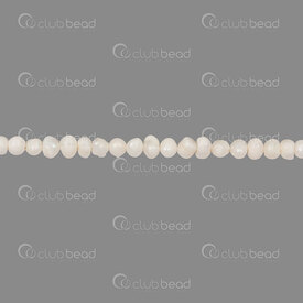 1113-0138-013 - Freshwater Pearl Bead Round 2.5-3x3.5mm Matt White 0.5mm hole 13in !LIMITED QUANTITY! String 1113-0138-013,mÃ,montreal, quebec, canada, beads, wholesale