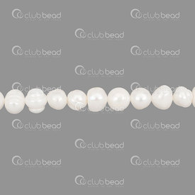 1113-0195 - Perle d'Eau Douce Bille Rond 9-10mm cercle Blanc App.42pcs 1113-0195,rims,montreal, quebec, canada, beads, wholesale