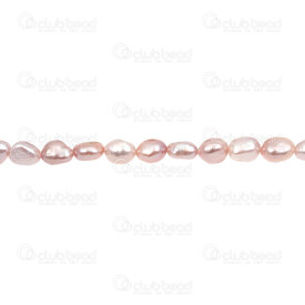 1113-0263-05 - Fresh Water Pearl Bead Flat Potato 9x7mm Purple Natural Shine 0.5mm hole 13" String 1113-0263-05,Beads,montreal, quebec, canada, beads, wholesale