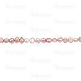 1113-0269-03 - Fresh Water Pearl Bead Flat Potato (approx. 6x7mm) Purple no curve 0.5mm Hole 13" String 1113-0269-03,Beads,Pearls for jewelry,Clearwater,montreal, quebec, canada, beads, wholesale