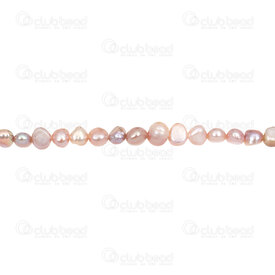1113-0269-031 - Fresh Water Pearl Bead Flat Potato 5x6-7mm Purple no curve 0.5mm Hole 15" String 1113-0269-031,Beads,montreal, quebec, canada, beads, wholesale