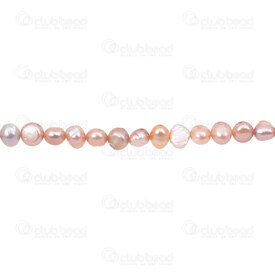 1113-0270-031 - Fresh Water Pearl Bead Potato 6x7-8mm Purple no curve 0.5mm Hole 15" String 1113-0270-031,Beads,montreal, quebec, canada, beads, wholesale
