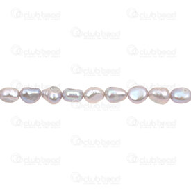 1113-0294-01 - Fresh Water Pearl Baroque 7-8mm Grey 0.5mm hole 13" String 1113-0294-01,baroque,montreal, quebec, canada, beads, wholesale