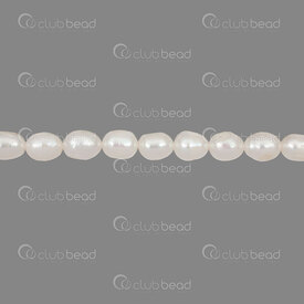 1113-0719-WH - Perle d'Eau Douce Bille Grain de Riz 8.5-9x7mm Eclat Naturel Blanc Trou 0.5mm Corde 13po !QUANTITE LIMITEE! 1113-0719-WH,30,montreal, quebec, canada, beads, wholesale