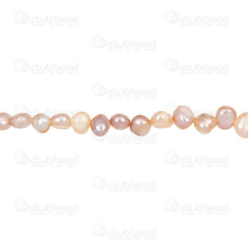 1113-0807-DPK - Freshwater Pearl Bead Potato 4x4.5-5mm Dark Pink 0.5mm hole 13in String !LIMITED QUANTITY! 1113-0807-DPK,Be,montreal, quebec, canada, beads, wholesale